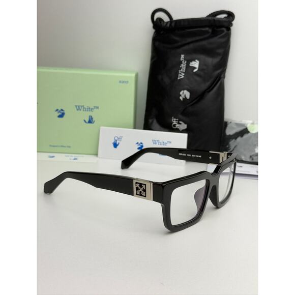 NEW Off White Style 15 Black Bluelight Eyeglasses Frames